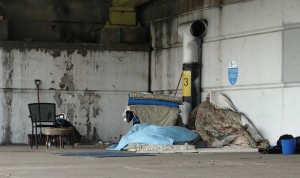 homeless camp