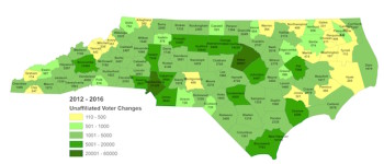 NC’s Voter Registration Upheaval (2012-2016)