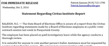 Elections Staffers Require Close Scrutiny