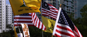 Government opposition to protestors is a pitiful look